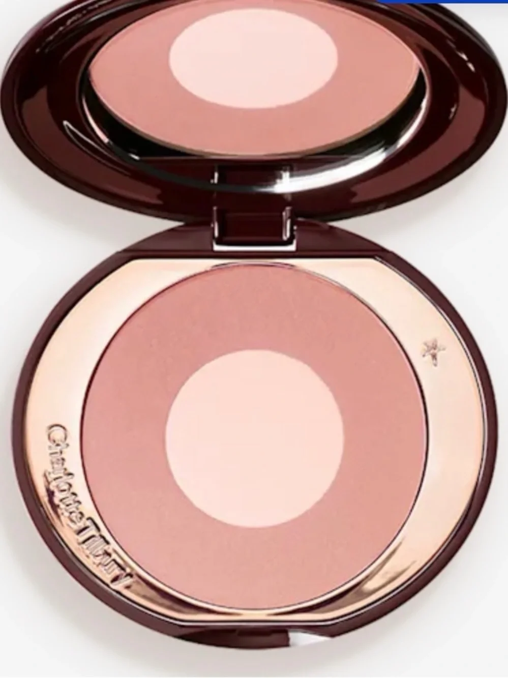 Charlotte Tilbury Matte Mauve Pink Lipstick and Powder Blush.BOTH FOR ONE PRICE